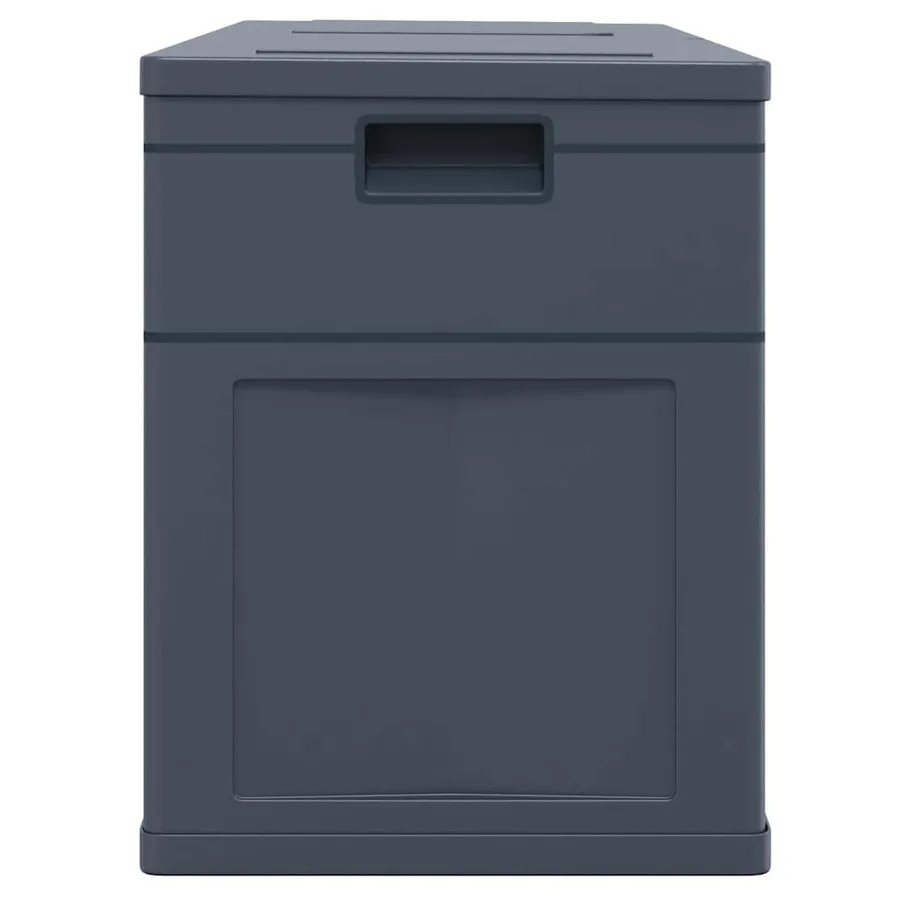 Boîte de rangement de jardin 320 L Noir - 5