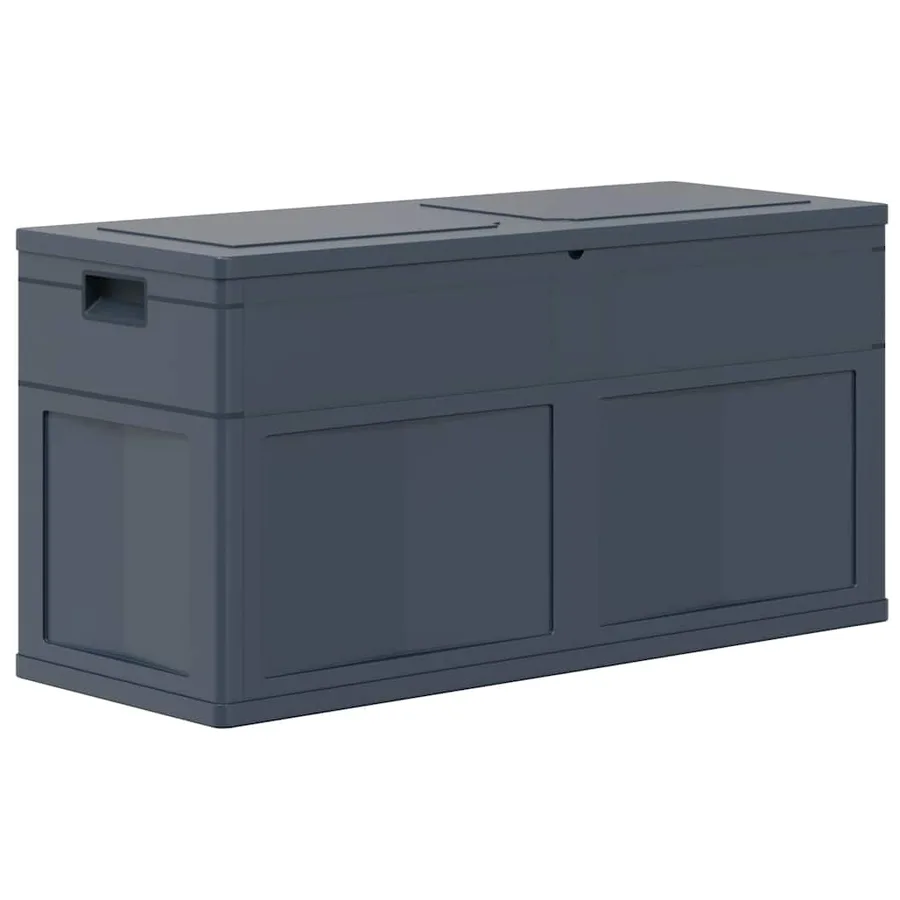 Boîte de rangement de jardin 320 L Noir - 6