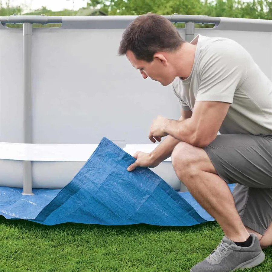 Bestway Tapis de sol pour piscine Flowclear 488x488 cm - 5