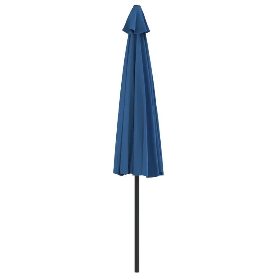 Parasol de balcon avec mât en aluminium Bleu 300x155x223cm Demi - 5