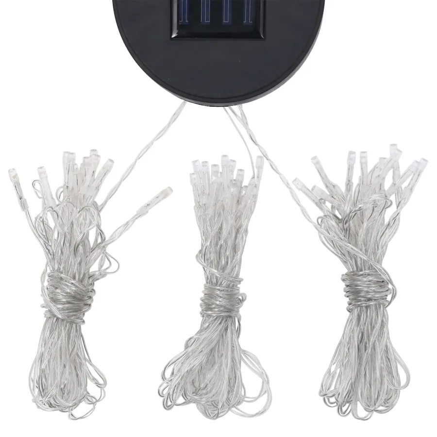 Tonnelle avec guirlande lumineuse à LED 3x4 m Anthracite - 9