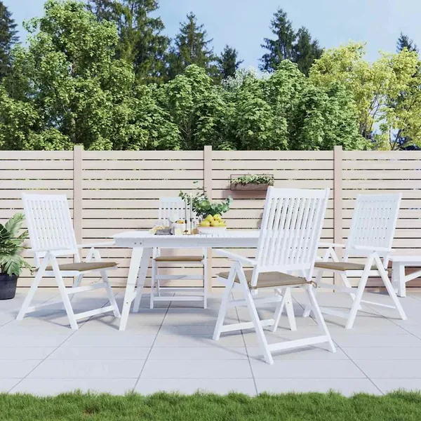Coussins de chaise jardin lot de 4 taupe 50x50x4cm tissu oxford