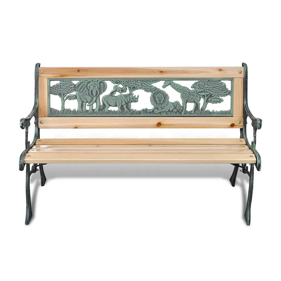 Banc de jardin pour enfants 84 cm Bois - 2