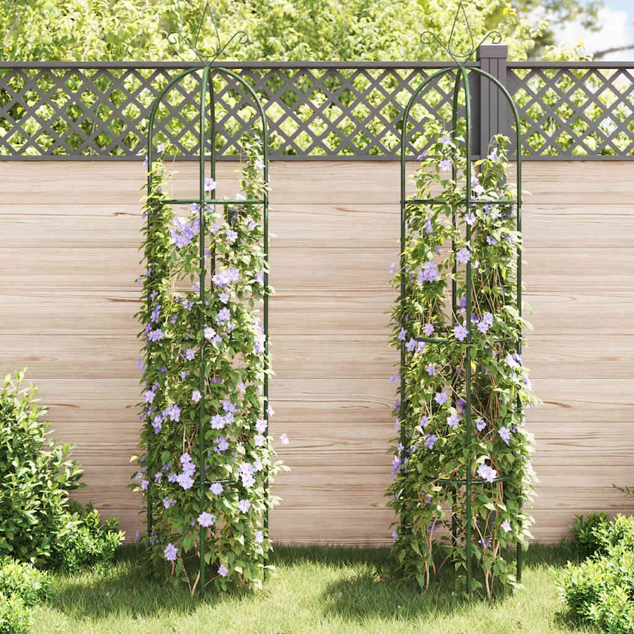 Arche de jardin en forme de tour 2 pcs - 3