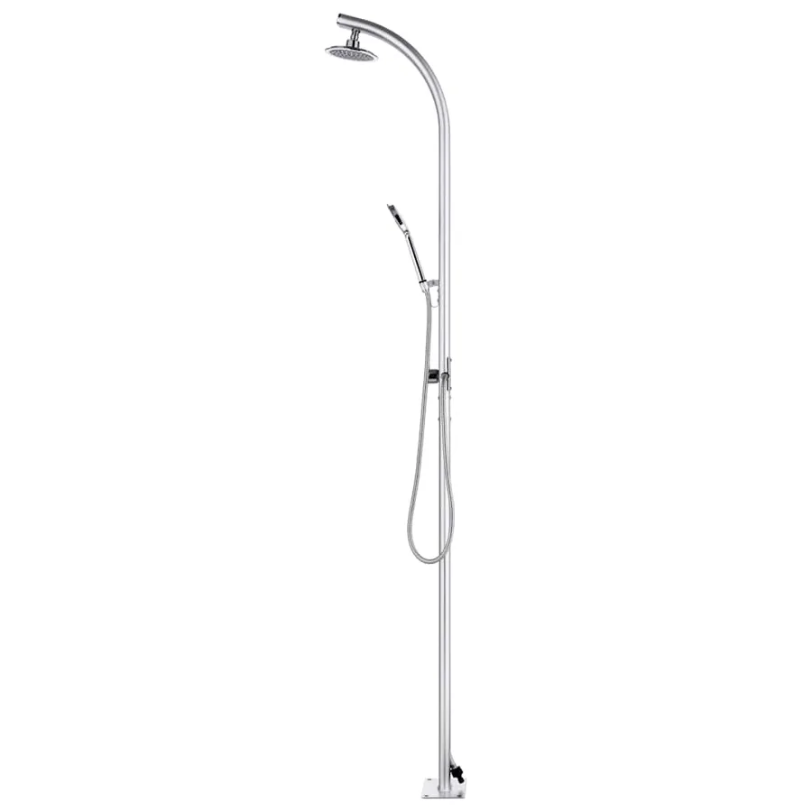 Douche de jardin 215 cm Aluminium - 4