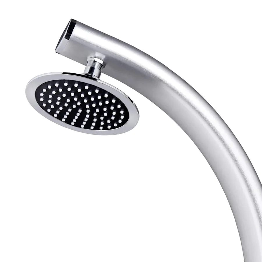 Douche de jardin 215 cm Aluminium - 7