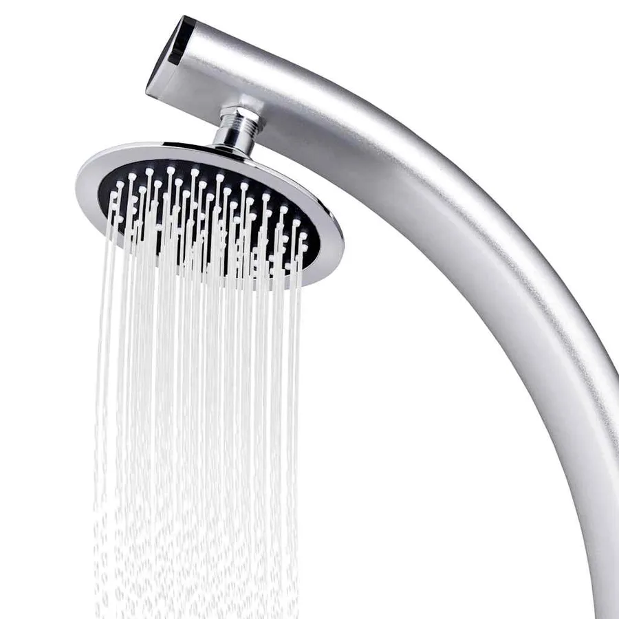 Douche de jardin 215 cm Aluminium - 8