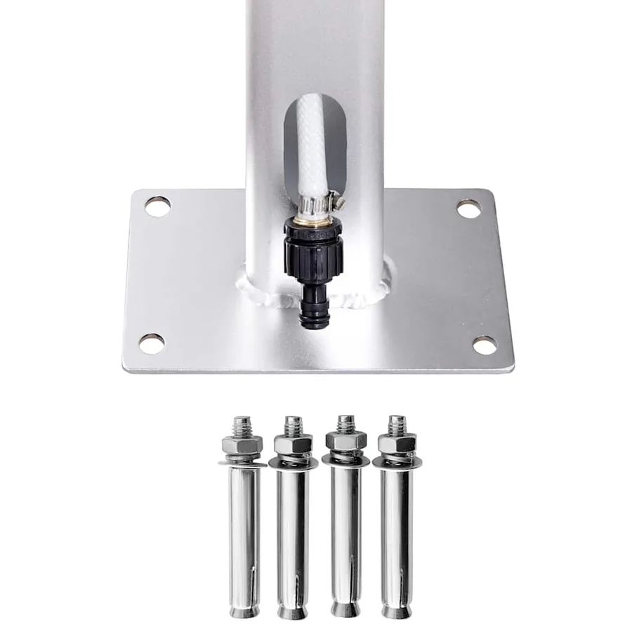 Douche de jardin 215 cm Aluminium - 9