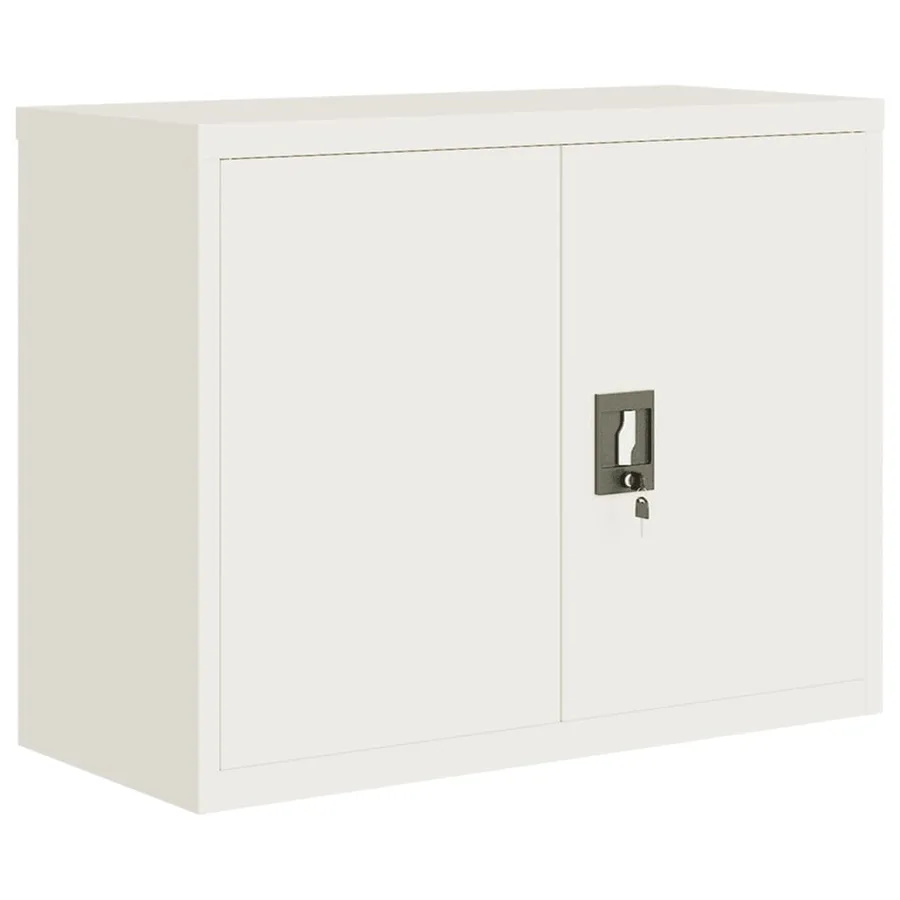 Classeur blanc 90x40x70 cm acier - 2