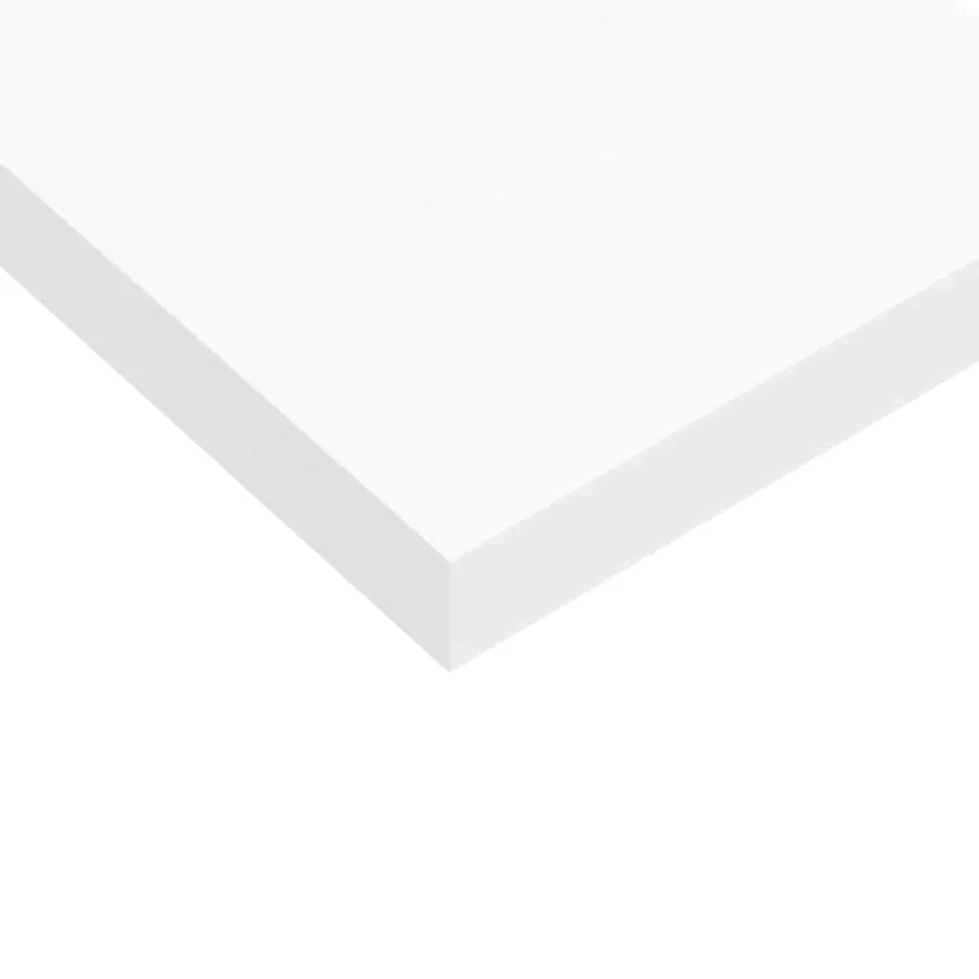 Étagères murales flottantes 2 pcs blanc 40x23,5x3,8 cm MDF - 12