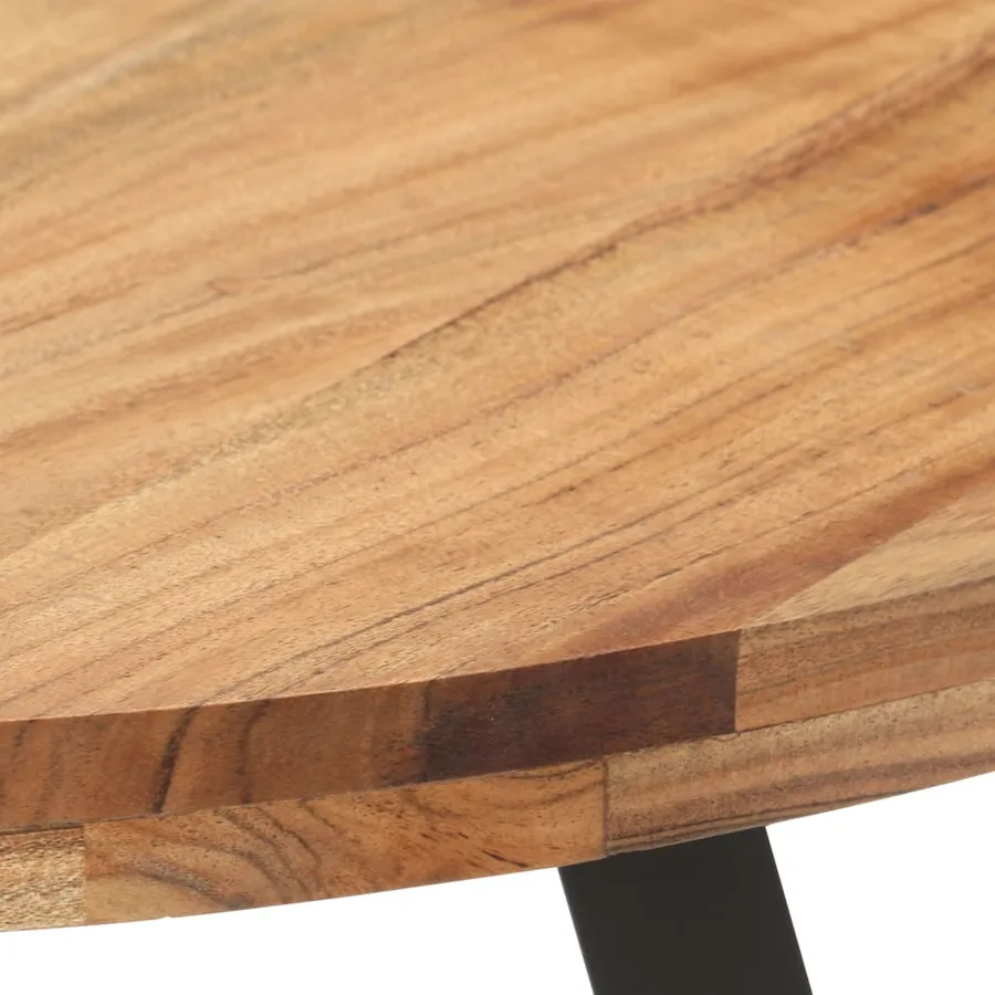 Table de salle à manger 80 cm Bois d'acacia solide - 3