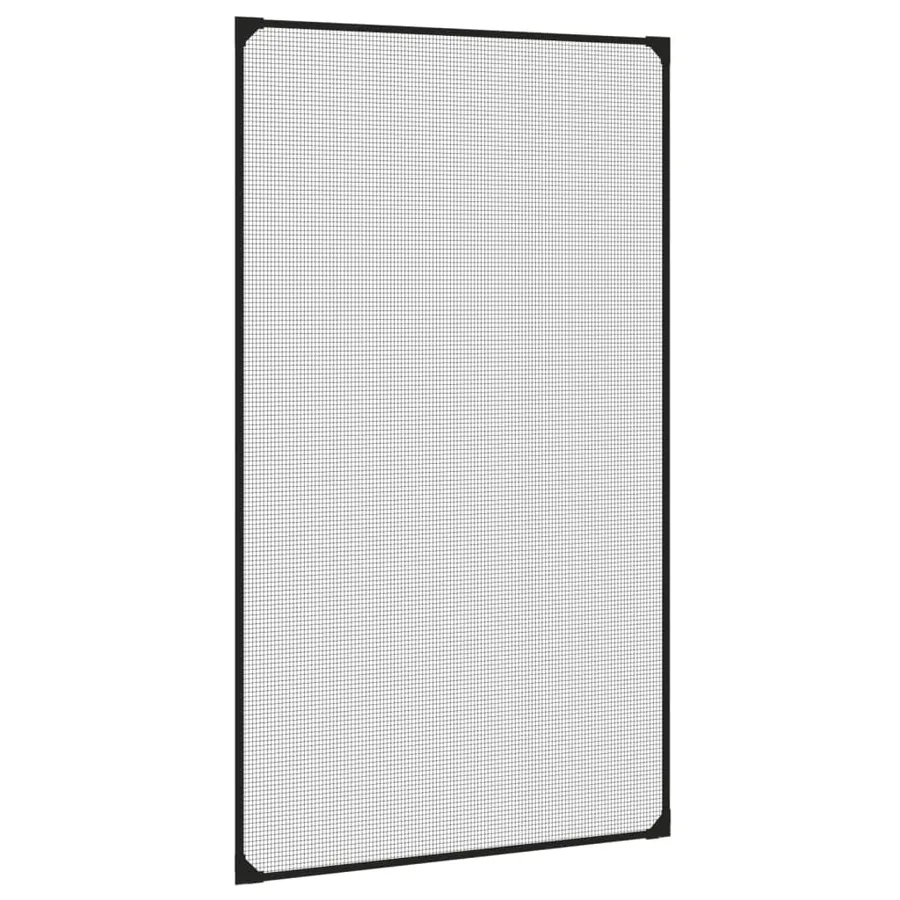 Moustiquaire magnétique pour fenêtres anthracite 80x140 cm - 2