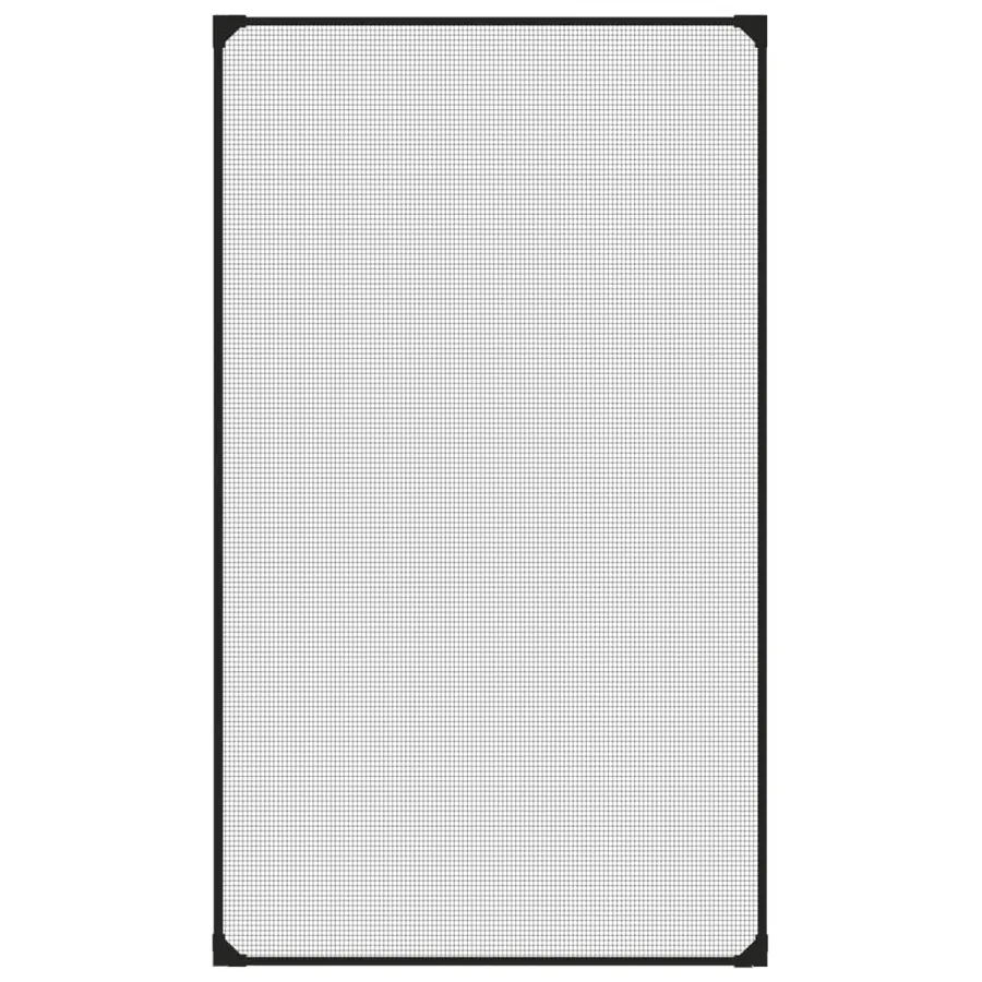 Moustiquaire magnétique pour fenêtres anthracite 80x140 cm - 3