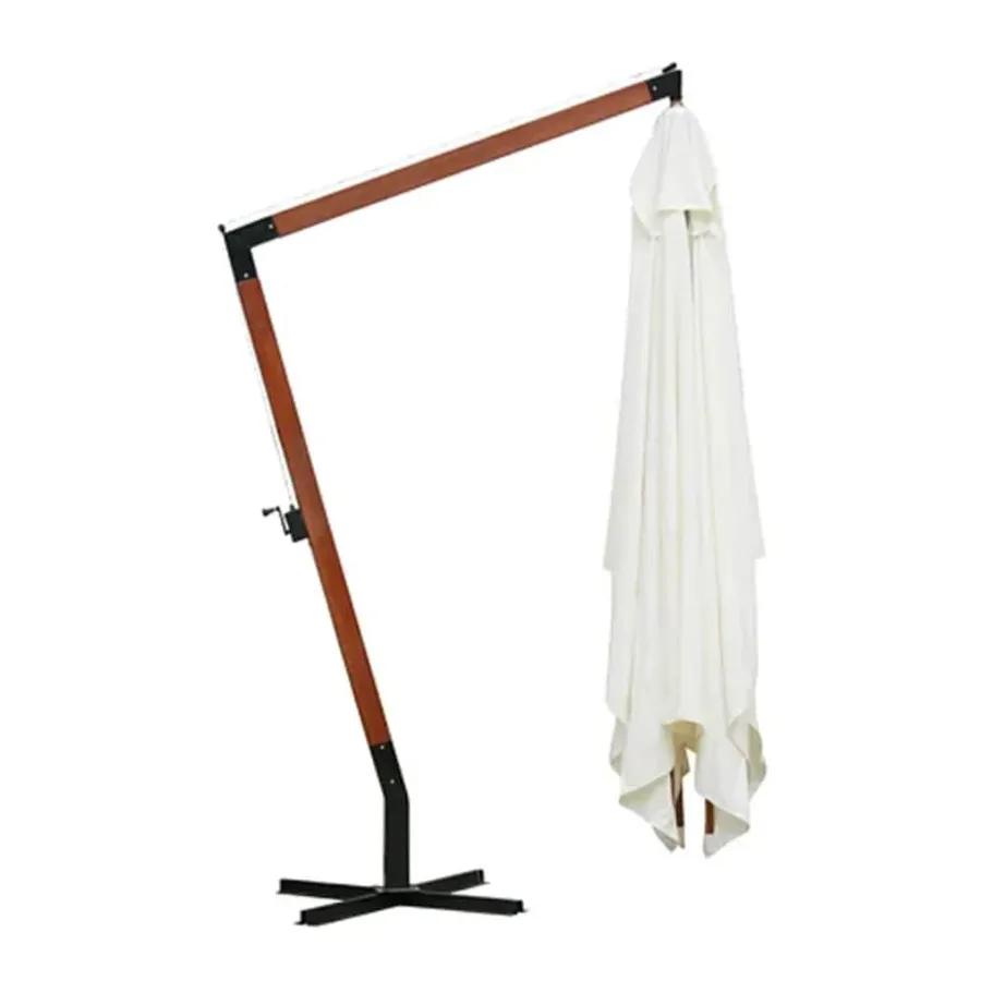 Parasol 300 x 400 cm Blanc - 3