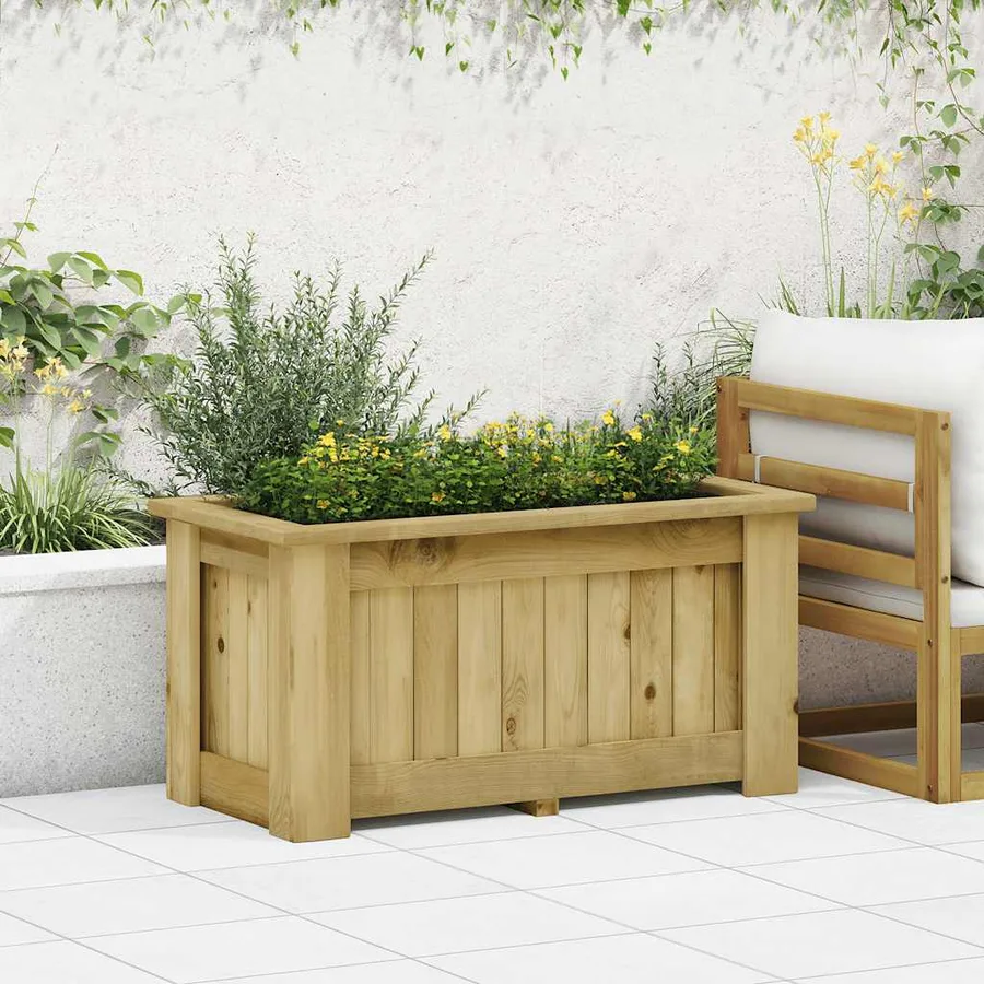 Jardinière surélevée 100x50x50 cm Bois de pin imprégné - 3