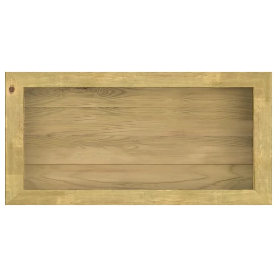 Jardinière surélevée 100x50x50 cm Bois de pin imprégné - 8