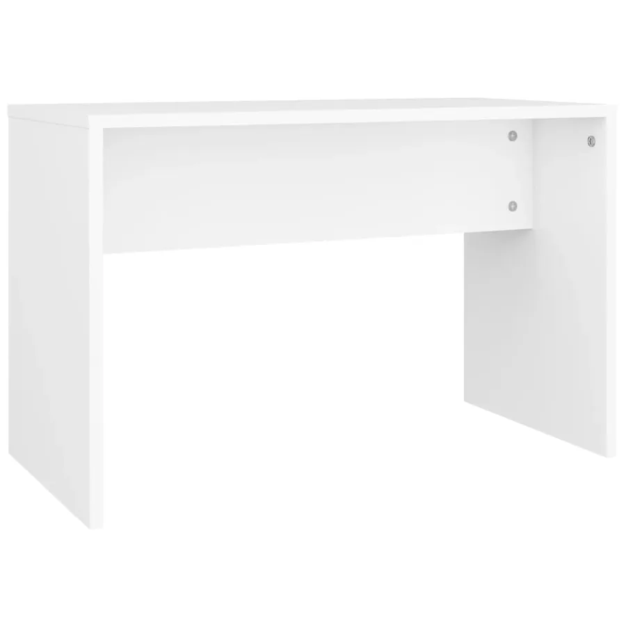 Tabouret de toilette Blanc 70x35x45 cm Bois d'ingénierie - 2