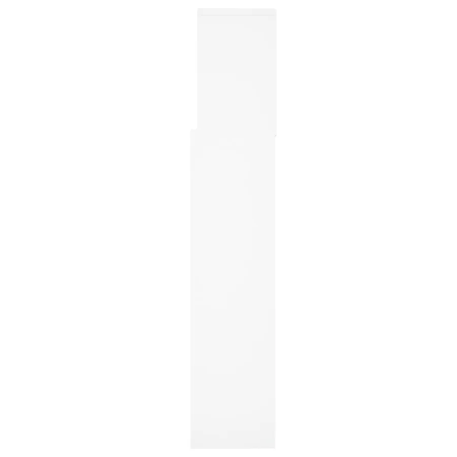 Armoire de tête de lit Blanc 160x19x103,5 cm - 6