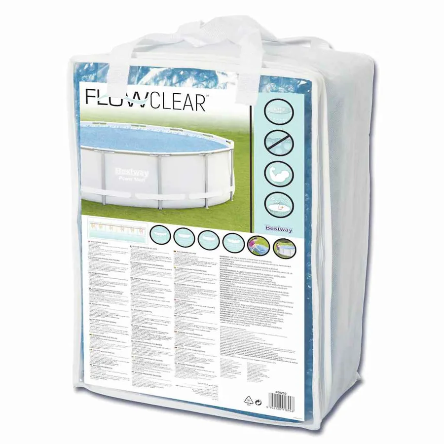 Bestway Couverture solaire de piscine Flowclear 427 cm - 10