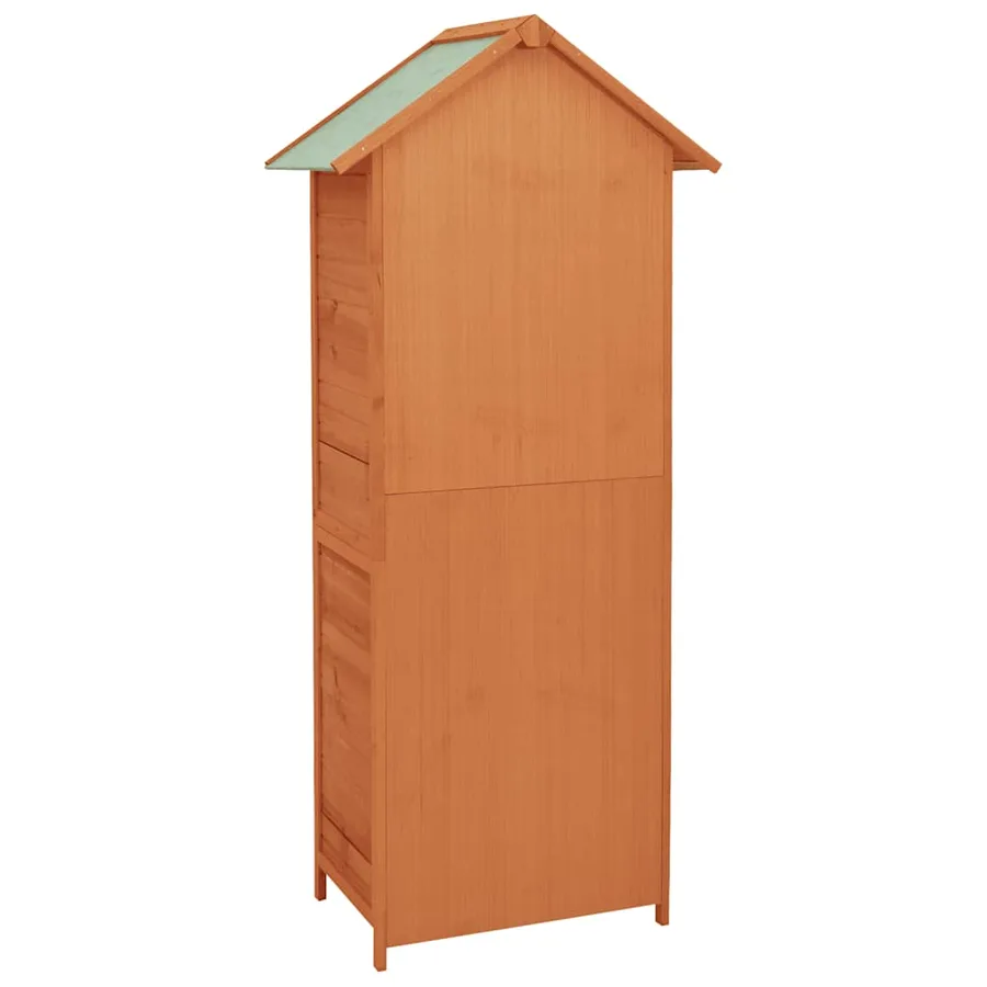 Armoire de rangement de jardin Marron 42,5x64x190 cm - 7