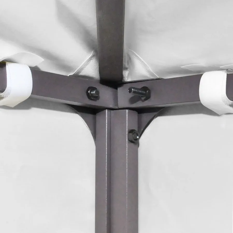 Toile de toit de belvédère 2 niveaux 310 g/m² 4x3 m Blanc - 6