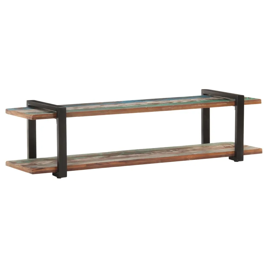 Meuble TV 160x40x40 cm Bois de récupération massif - 6