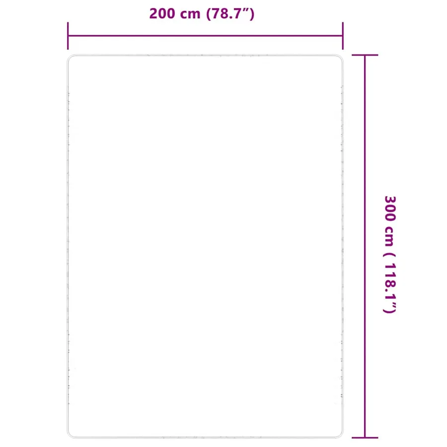 Tapis en jute avec endos en latex 200x300 cm - 5