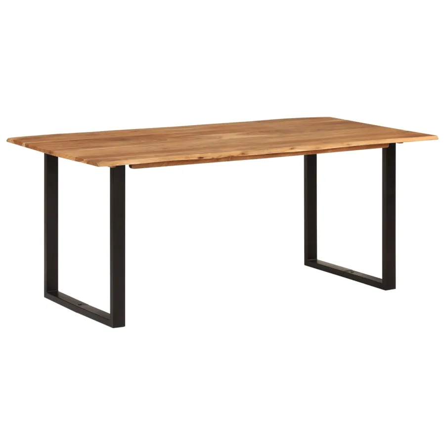 Table de salle à manger 180x90x76 cm Bois d'acacia massif - 10