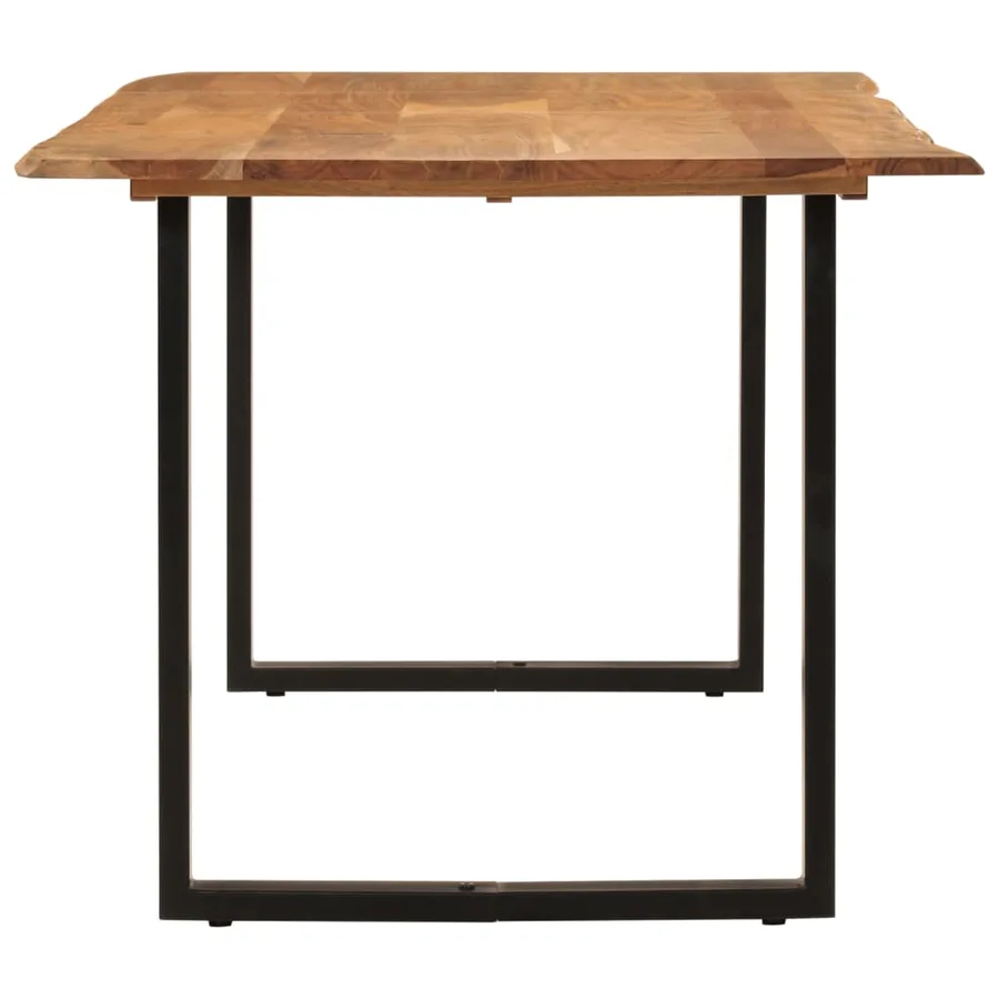 Table de salle à manger 180x90x76 cm Bois d'acacia massif - 3