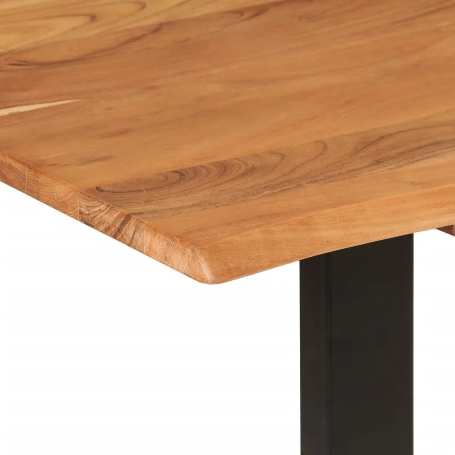 Table de salle à manger 180x90x76 cm Bois d'acacia massif - 5