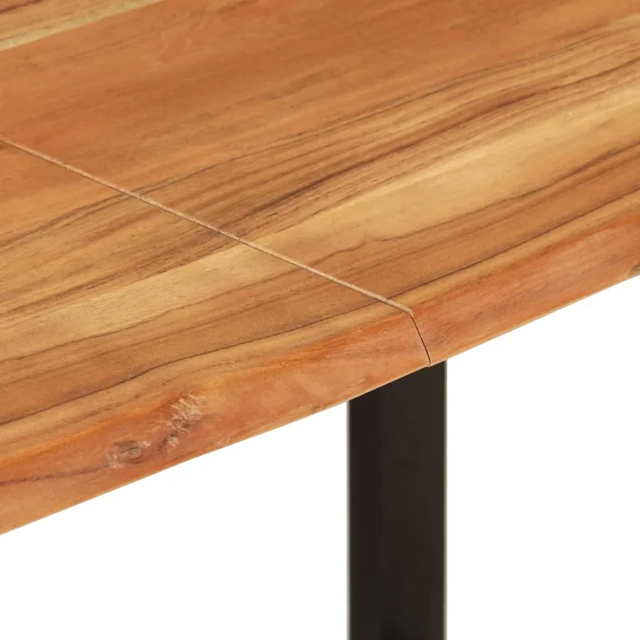 Table de salle à manger 180x90x76 cm Bois d'acacia massif - 6