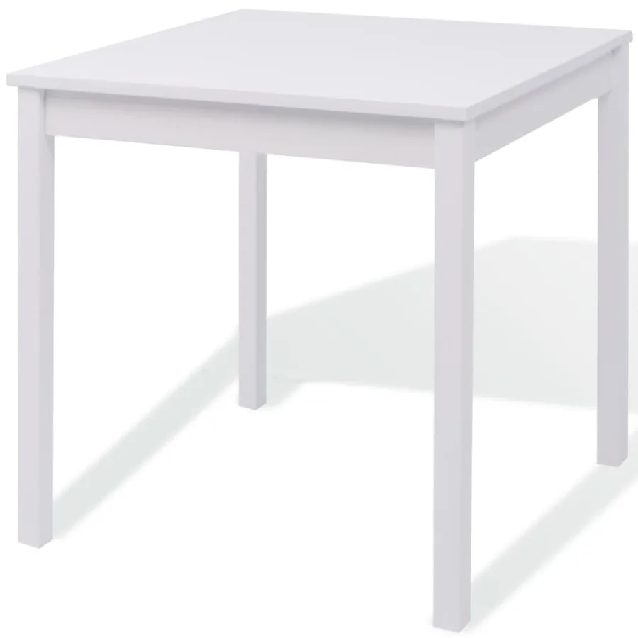 Ensemble de salle à manger trois pièces Pinède Blanc - 3