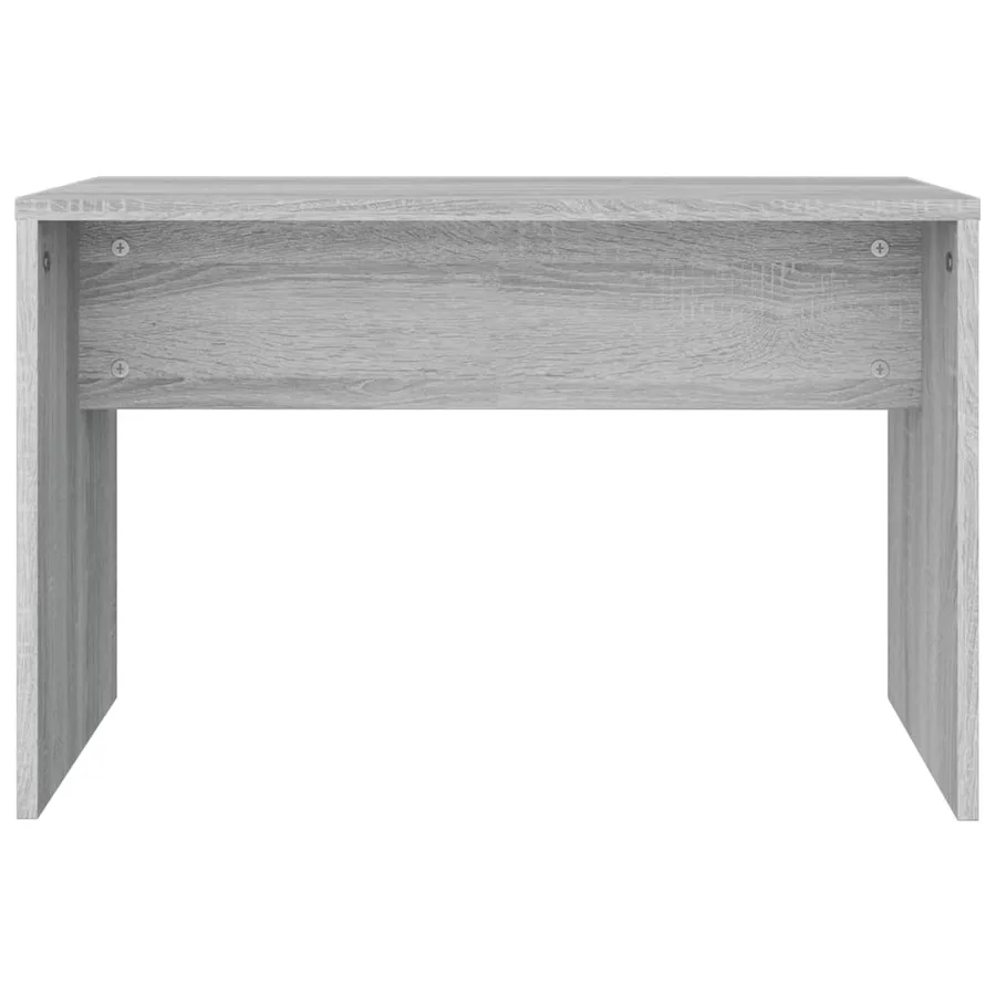 Tabouret de toilette Sonoma gris 70x35x45 cm Bois d'ingénierie - 4