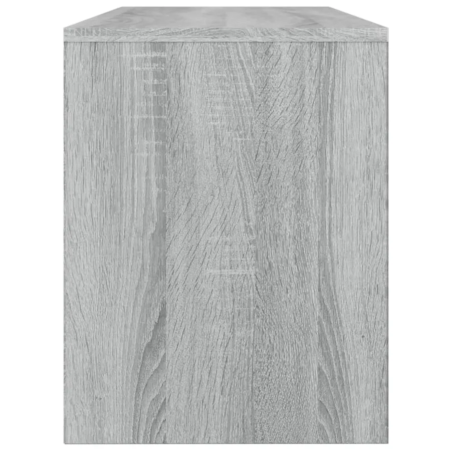 Tabouret de toilette Sonoma gris 70x35x45 cm Bois d'ingénierie - 5