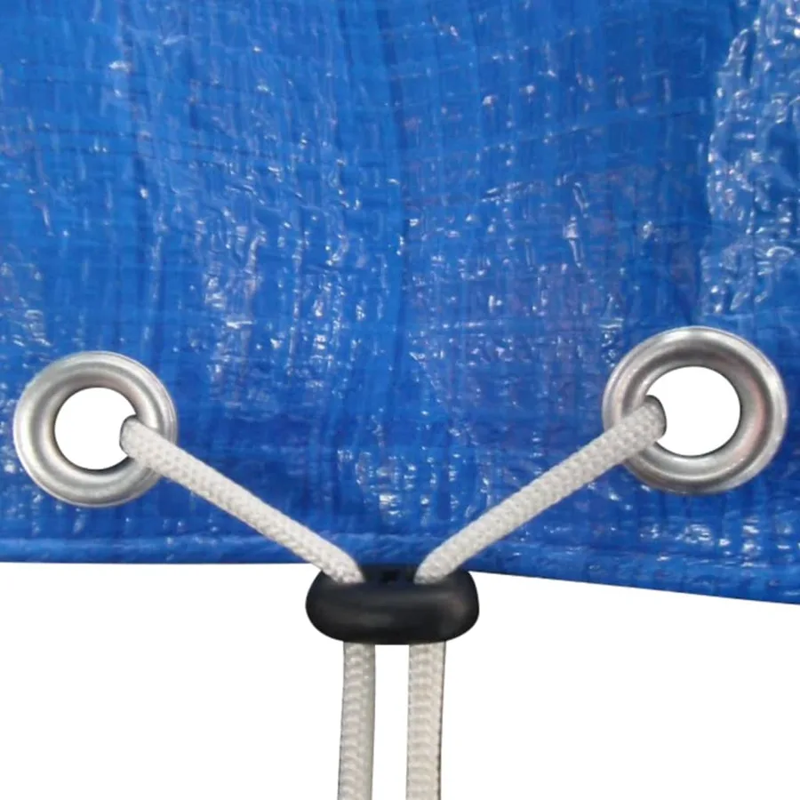 Couvertures de piscine 2 pcs PE Rectangulaire 90 g/m² 400x207cm - 5