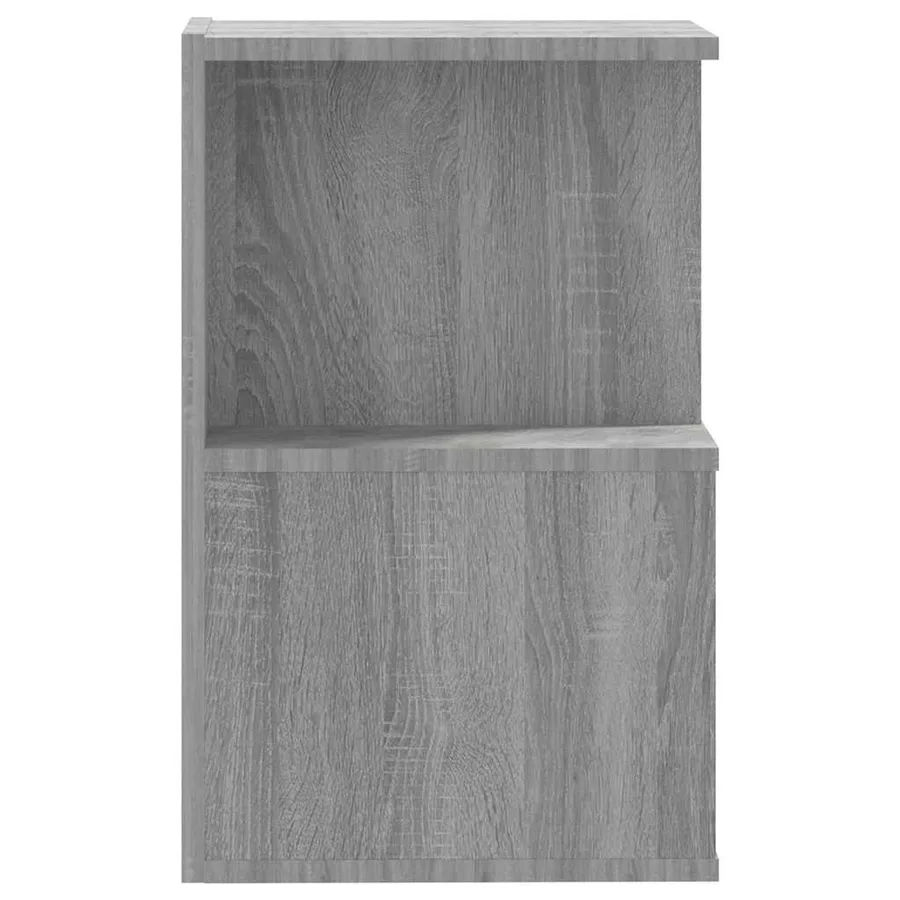 Tables de chevet 2 pcs Sonoma gris 35x35x55 cm Bois ingénierie - 6