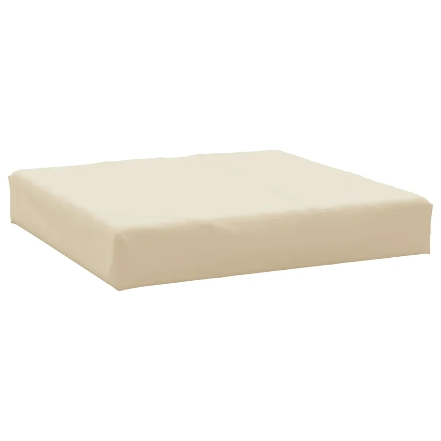Coussins de palette lot de 3 beige tissu oxford - 5