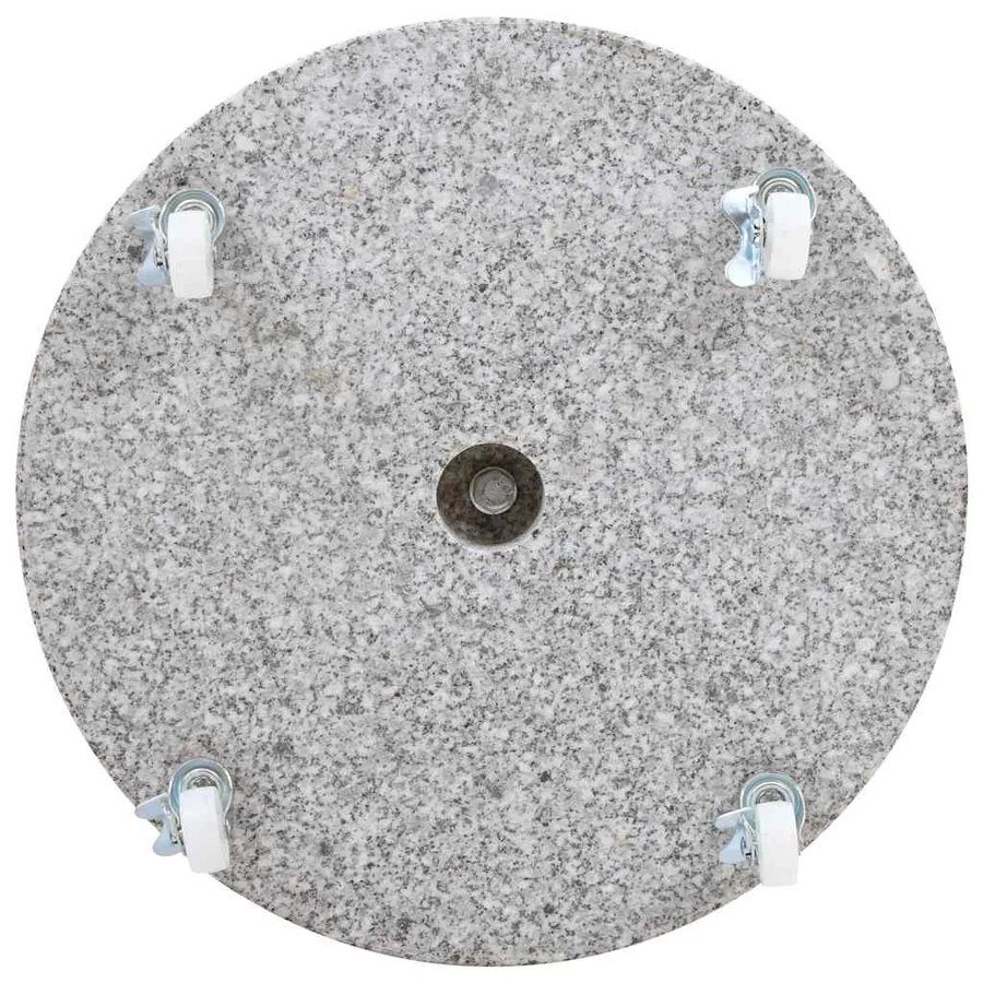 Socle de parasol Granite 30 kg Rond Gris - 5