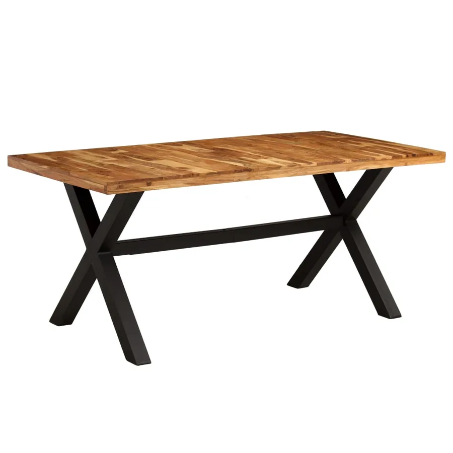 Ensemble de tables à manger 7 pcs Manguier et acacia massif - 6