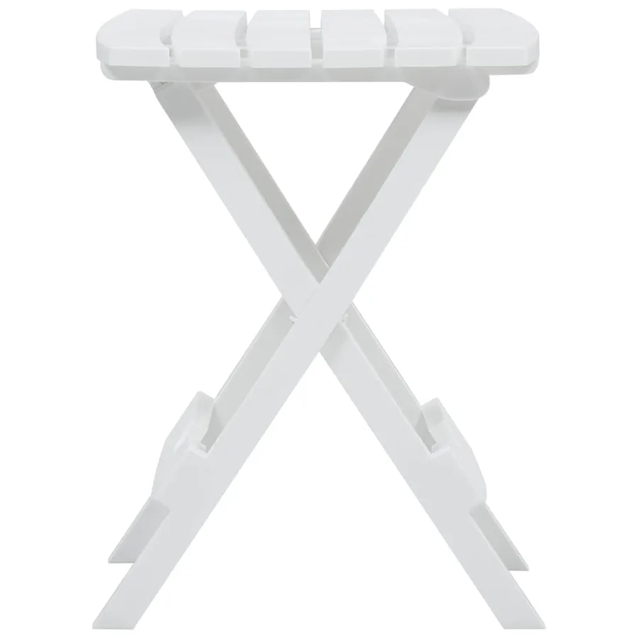 Table pliable de jardin 45,5x38,5x50 cm Blanc - 4