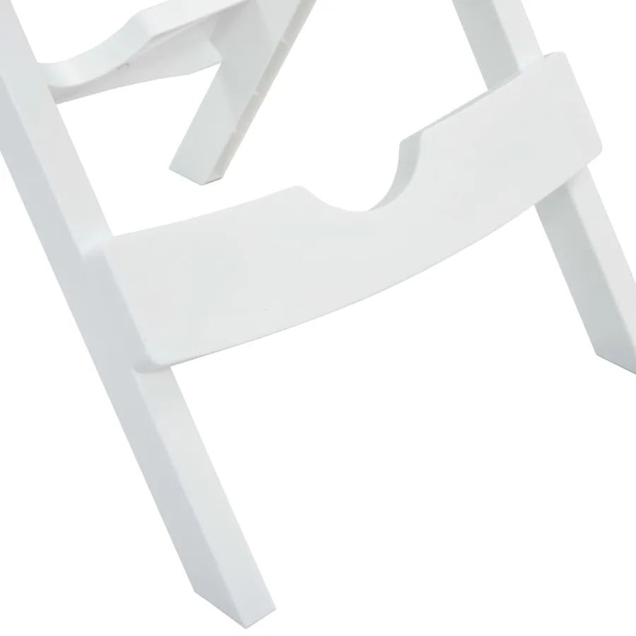 Table pliable de jardin 45,5x38,5x50 cm Blanc - 6