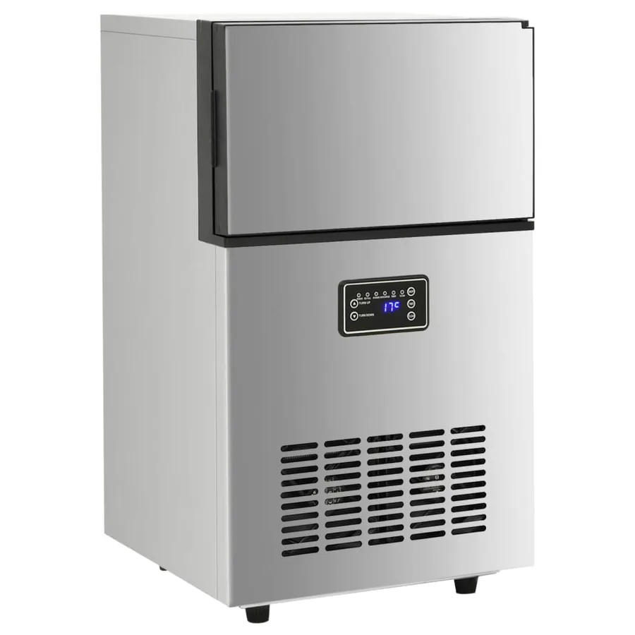 Appareil à glaçons argenté 45 kg / 24 h - 2