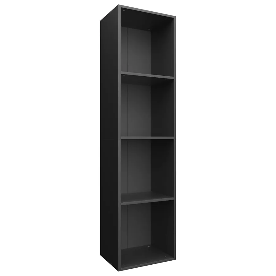 Bibliothèque/Meuble TV Blanc 36x30x143 cm Bois d'ingénierie - 2