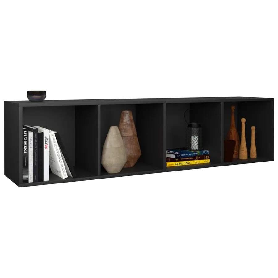Bibliothèque/Meuble TV Blanc 36x30x143 cm Bois d'ingénierie - 7
