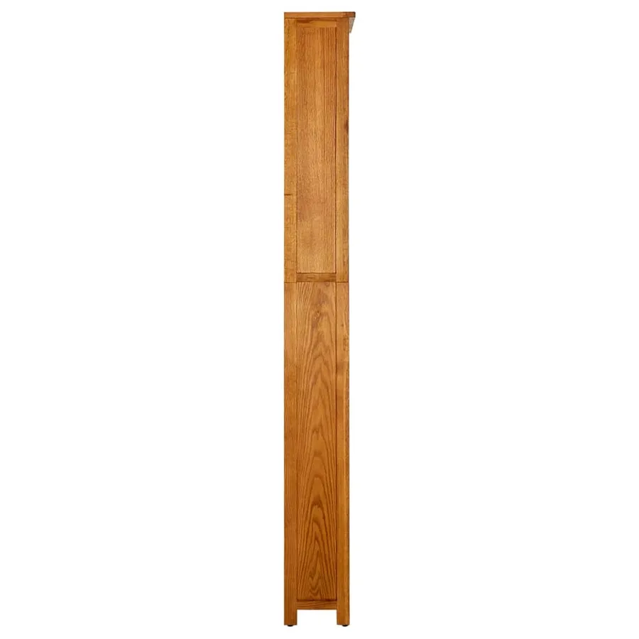 Bibliothèque à 7 niveaux 90x22,5x200 cm Bois de chêne massif - 3