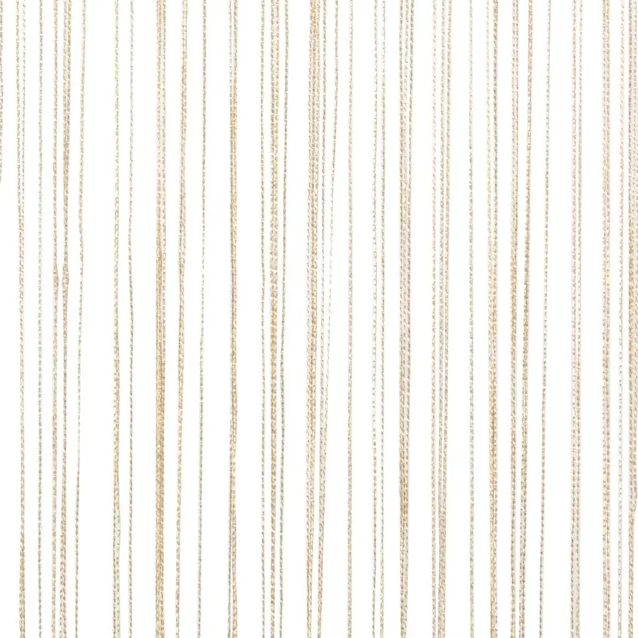 Rideau en fils 2 pcs 140 x 250 cm Beige - 8