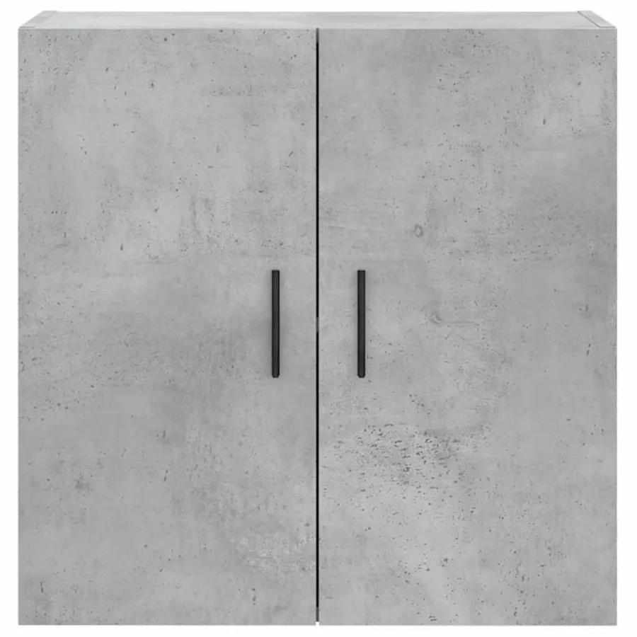 Armoire murale gris béton 60x31x60 cm bois d'ingénierie - 5