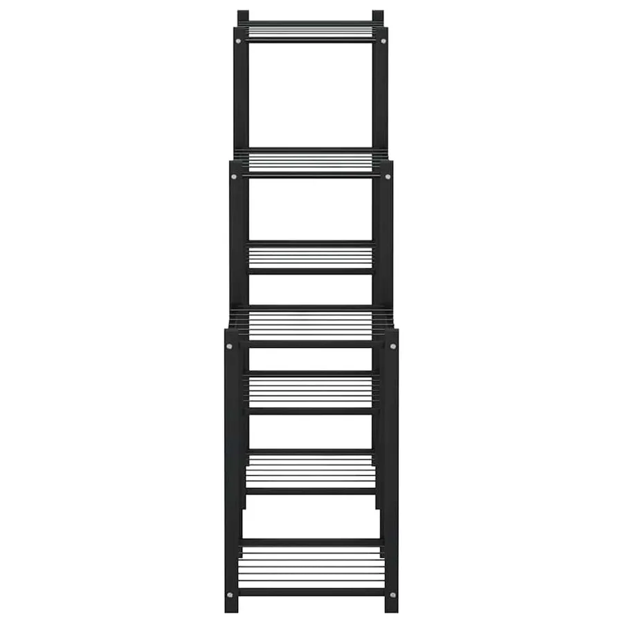 Jardinière 83x25x80 cm Noir Fer - 6