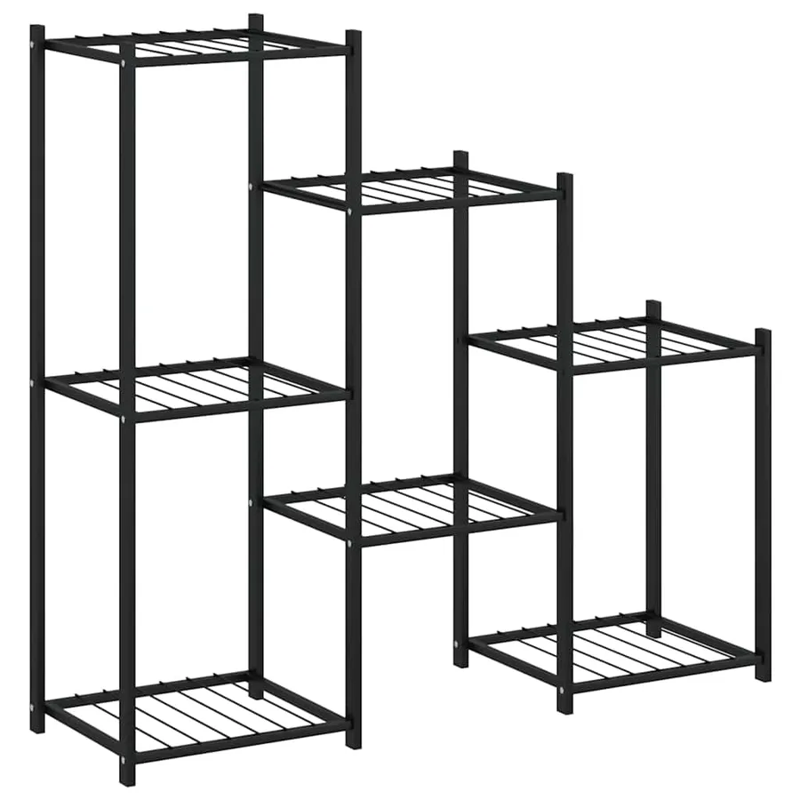 Jardinière 83x25x80 cm Noir Fer - 7