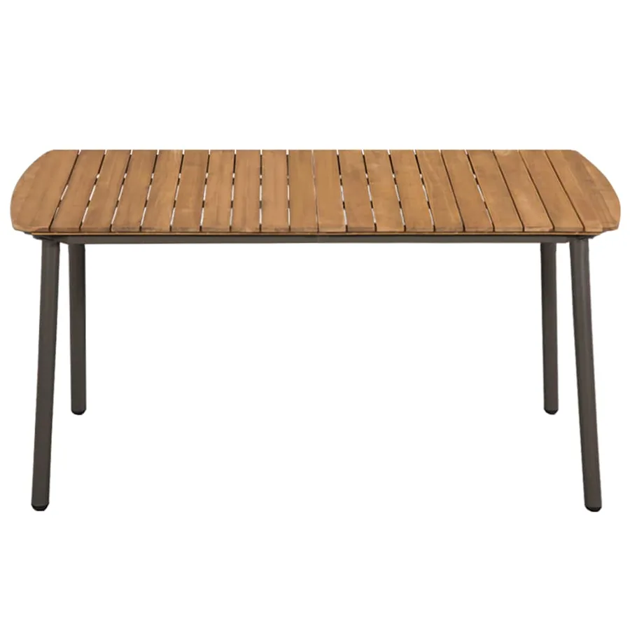 Ensemble à manger de jardin 7 pcs Résine tressée Gris - 3